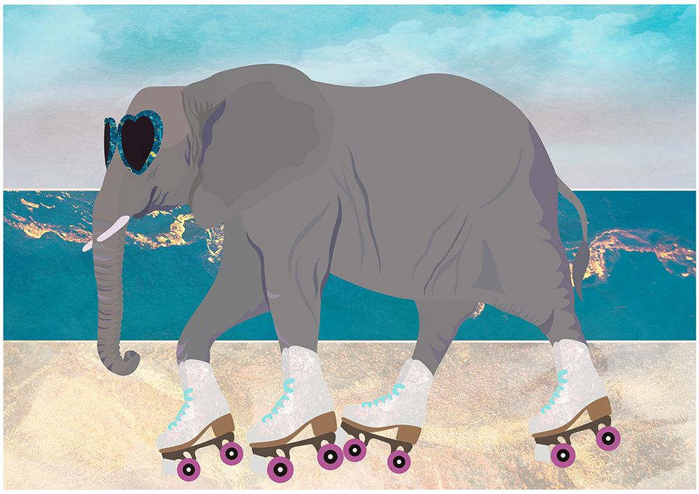 Elephant Beach Landscape 01 art print by Sarah Manovski for $57.95 CAD