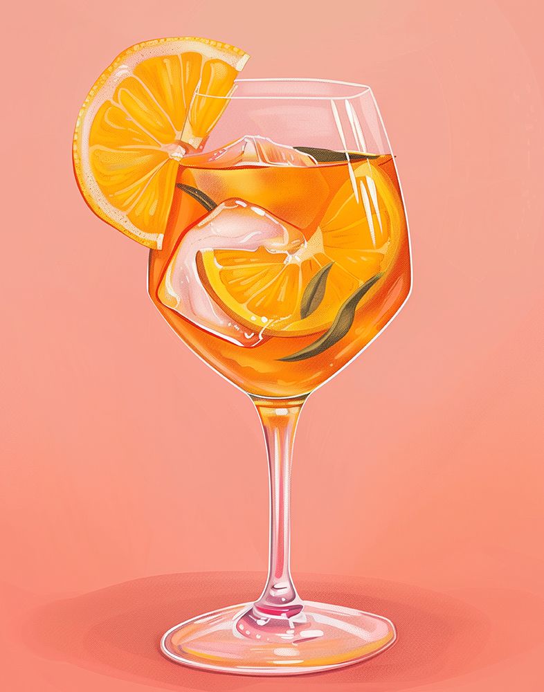 Aperol Spritz - Jolly and Dash art print by Jolly and Dash for $57.95 CAD