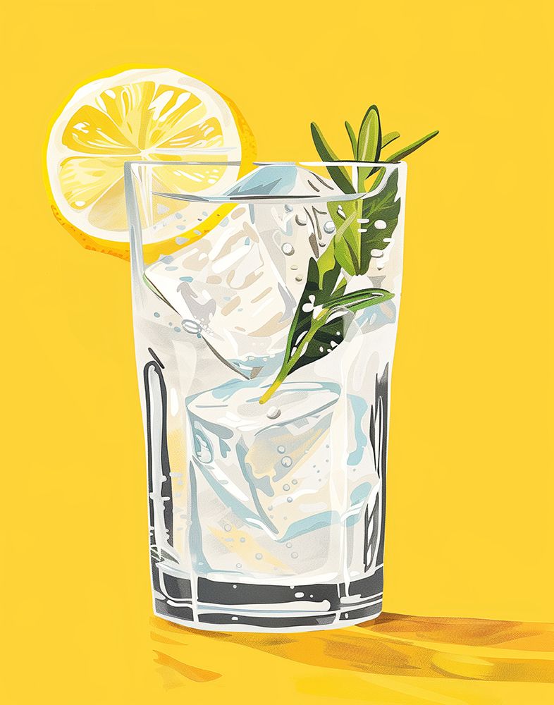 Gin and Tonic - Jolly and Dash art print by Jolly and Dash for $57.95 CAD