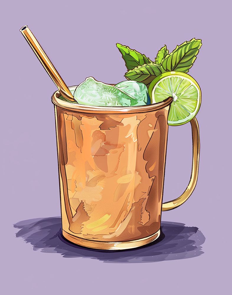 Moscow Mule - Jolly and Dash art print by Jolly and Dash for $57.95 CAD