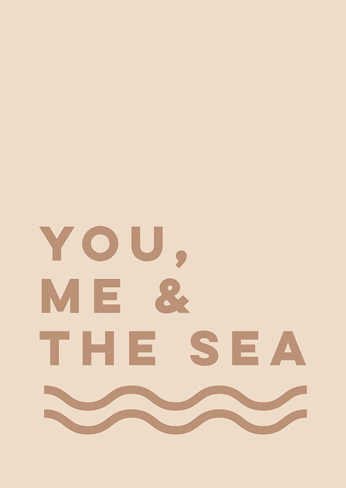 You Me And The Sea (Sand) art print by Frankie Kerr-Dineen for $57.95 CAD