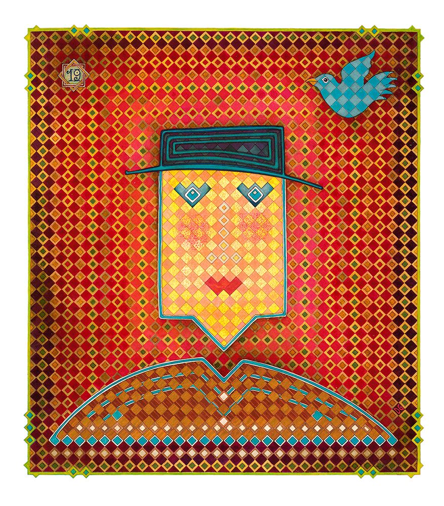 Mr Eisenberg and His Twitter Account art print by Dobri Gjurkov for $57.95 CAD