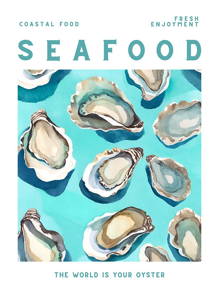 Seafood art print by Ohkimiko for $57.95 CAD