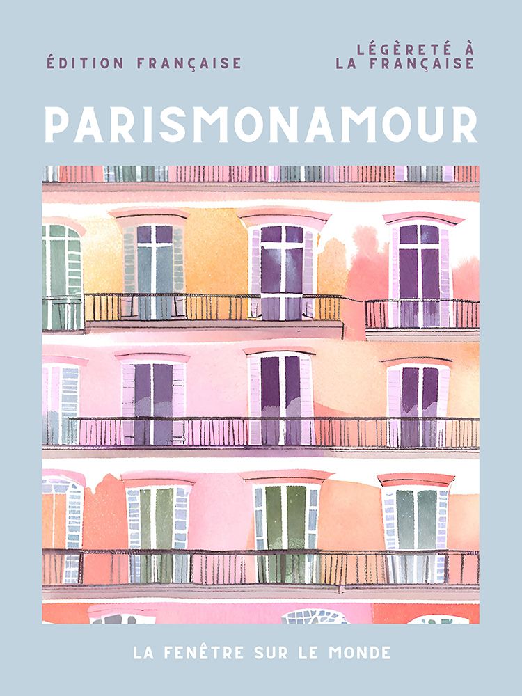 Paris mon Amour art print by Ohkimiko for $57.95 CAD