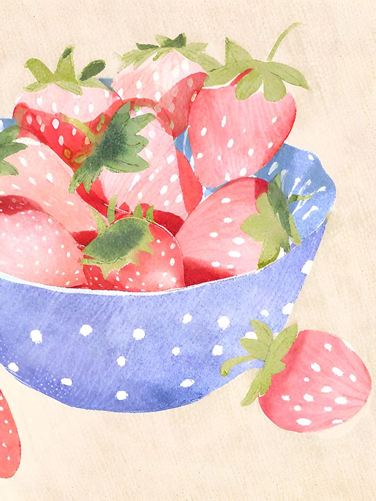 Erdbeeren in Schale art print by Ohkimiko for $57.95 CAD