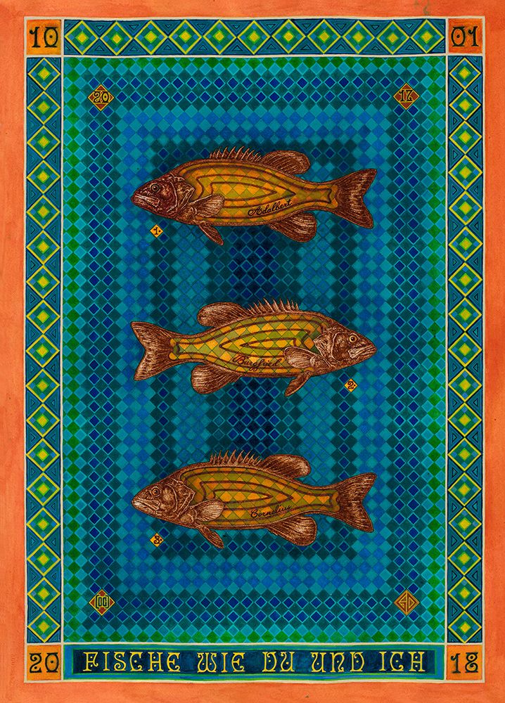 Fish like You and Me art print by Dobri Gjurkov for $57.95 CAD