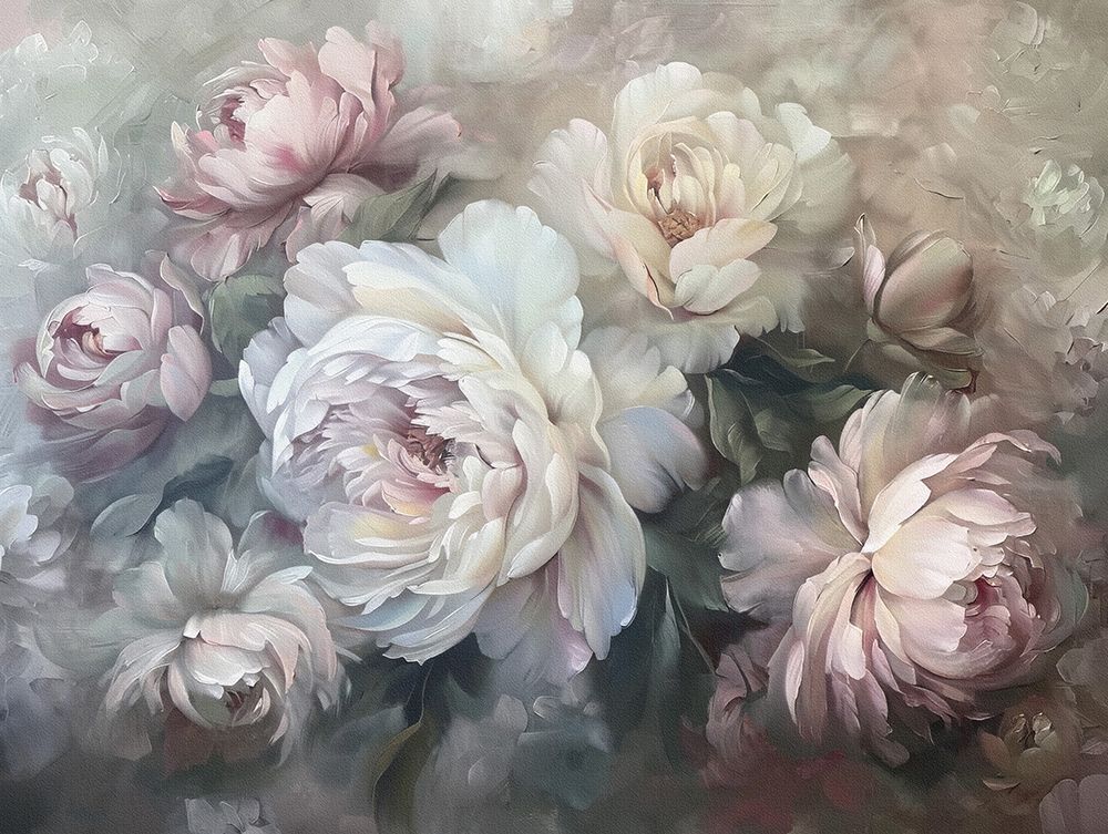 Poster Flower Paint 5 art print by Bilge Paksoylu for $57.95 CAD