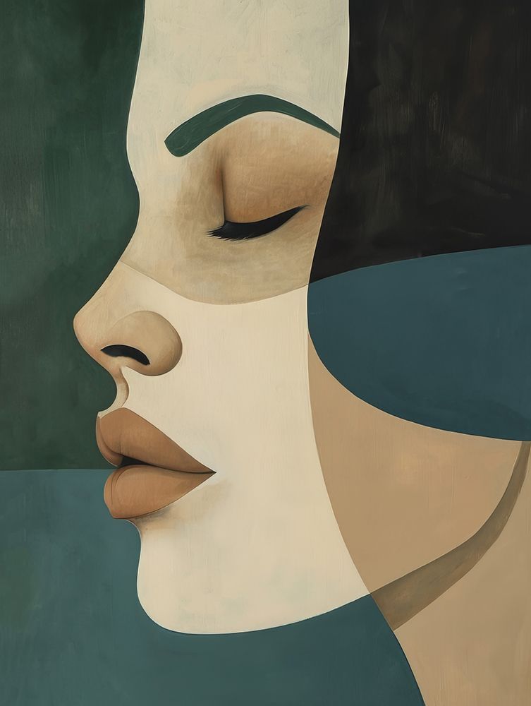 Poster Minimalist Portrait 3 art print by Bilge Paksoylu for $57.95 CAD