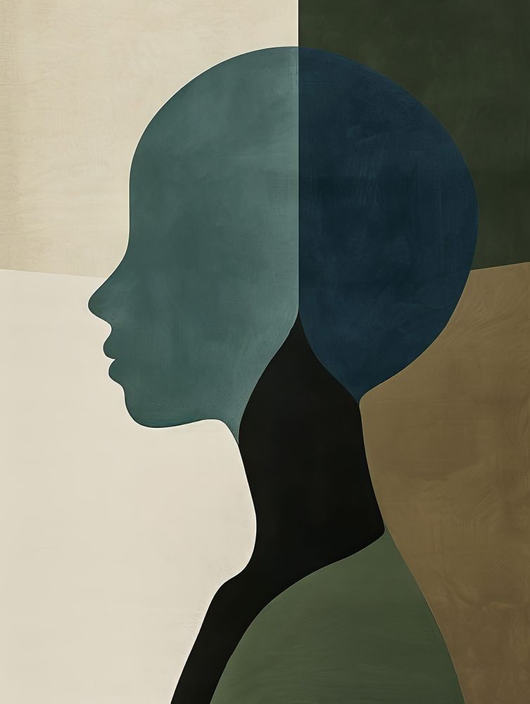 Poster Minimalist Portrait 5 art print by Bilge Paksoylu for $57.95 CAD