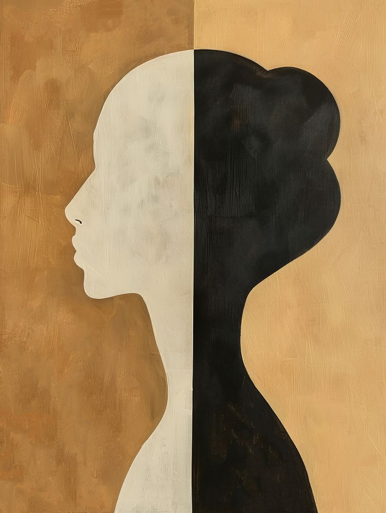 Poster Minimalist Portrait 8 art print by Bilge Paksoylu for $57.95 CAD