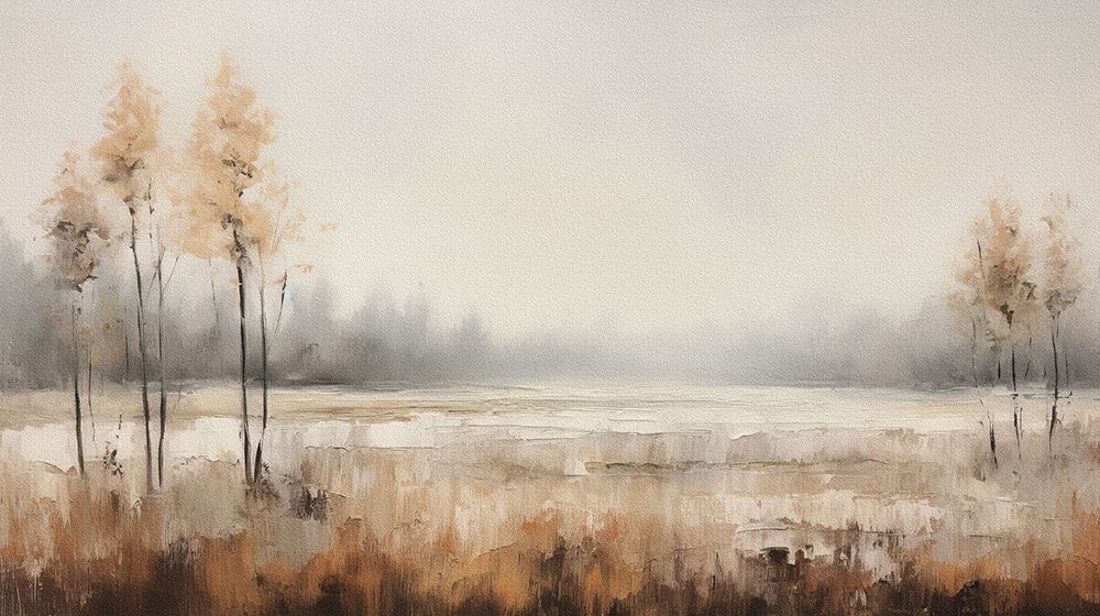 Horizontal Abstract Landscape 2 art print by Bilge Paksoylu for $57.95 CAD