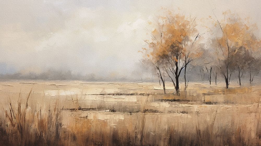 Horizontal Abstract Landscape 4 art print by Bilge Paksoylu for $57.95 CAD