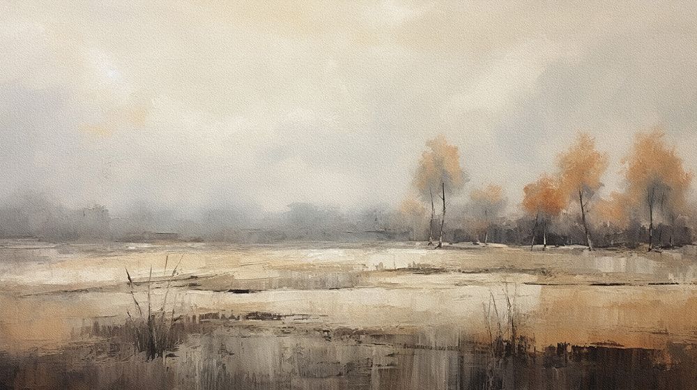 Horizontal Abstract Landscape 5 art print by Bilge Paksoylu for $57.95 CAD