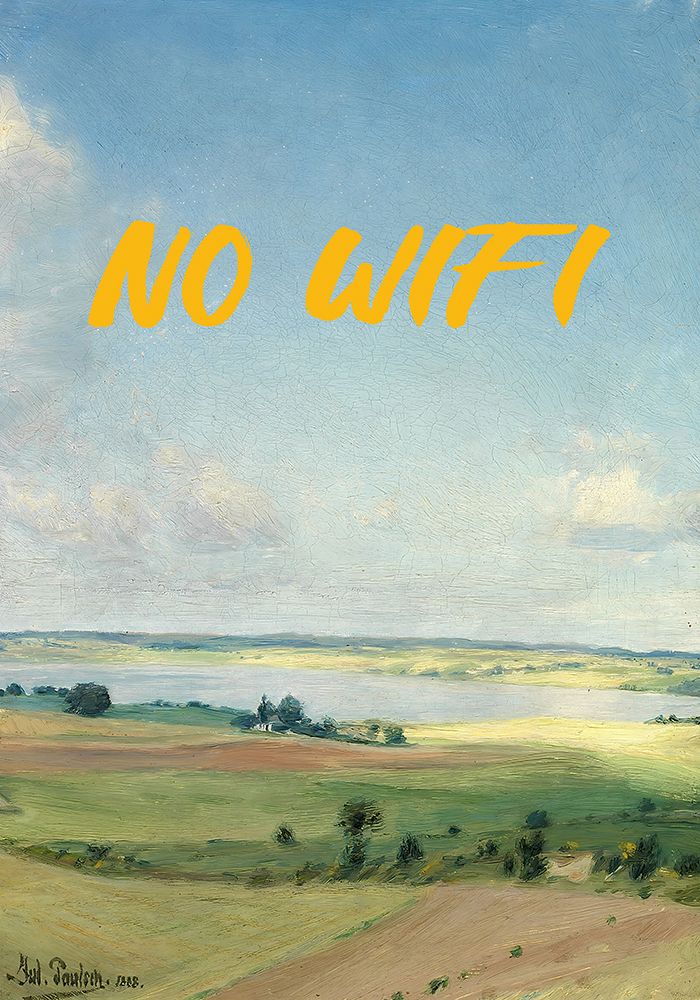 No Wifi art print by The Art Concept for $57.95 CAD