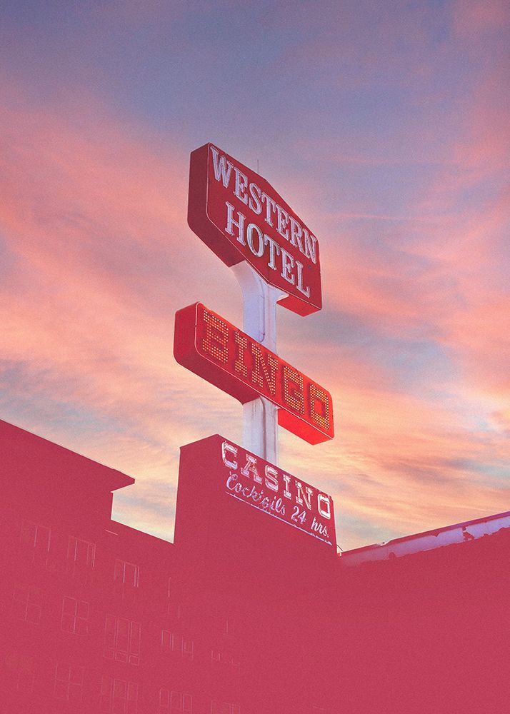 Las Vegas Western Hotel art print by Pictufy Studio III for $57.95 CAD