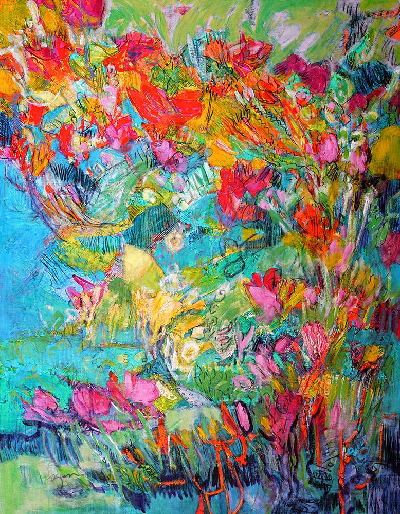 Butterflygarden10 7200 art print by Dorothy Fagan for $57.95 CAD