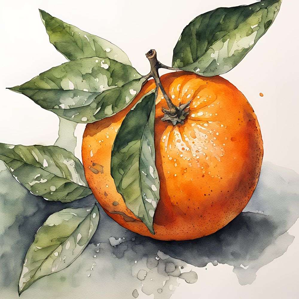 Orange art print by Ohkimiko for $57.95 CAD