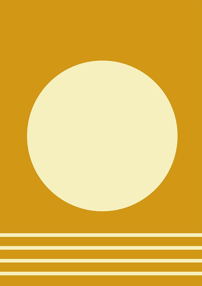 Summer - Sun Golden Yellow art print by Nilesh Kulkarni for $57.95 CAD