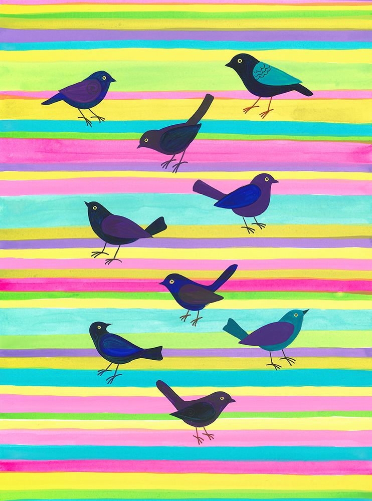 Country Birds art print by Isabelle Brent for $57.95 CAD