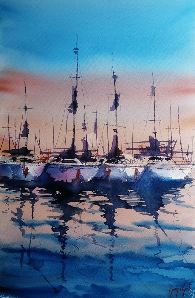 boats 78 art print by Giorgio Gosti for $57.95 CAD