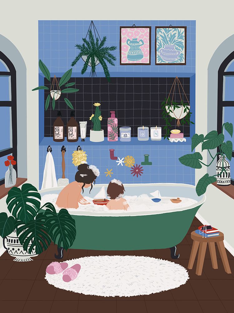 Spa art print by Ceyda Alasar for $57.95 CAD