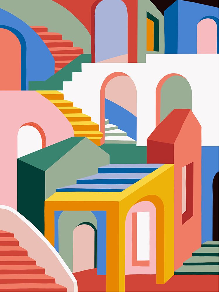 Maze art print by Ceyda Alasar for $57.95 CAD