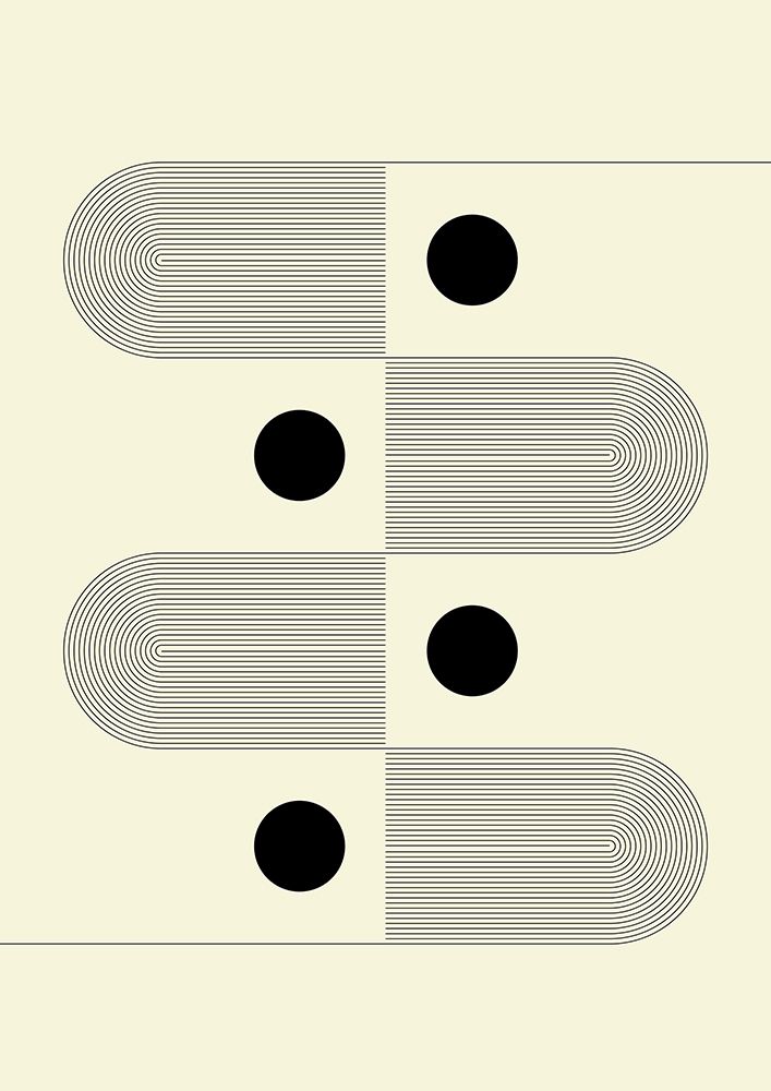 Geometric Minimal Abstract art print by Nilesh Kulkarni for $57.95 CAD