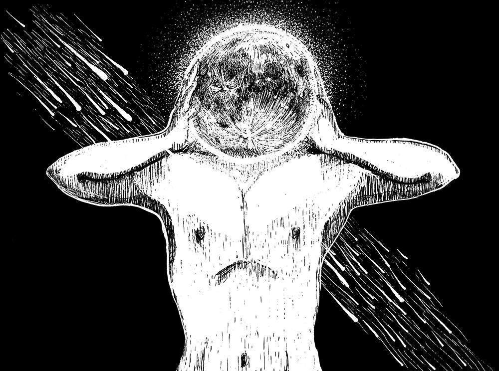 To the Moon and Back art print by DrAW for $57.95 CAD