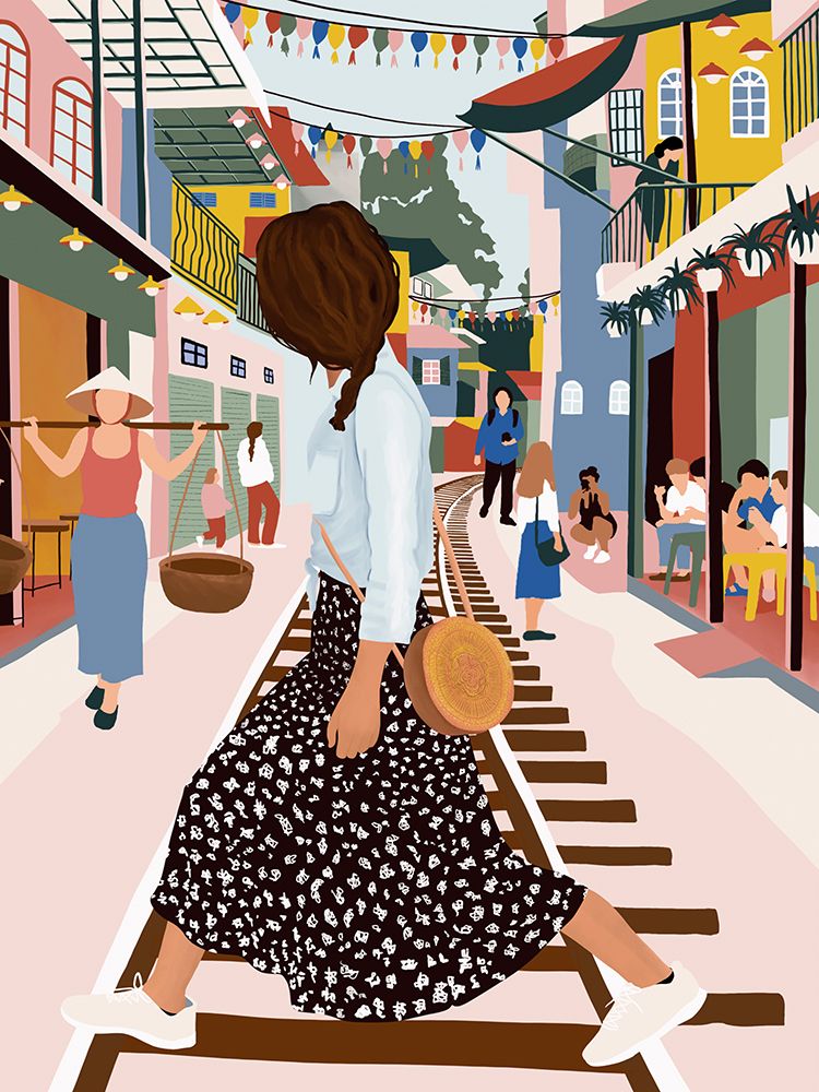 Travel the World art print by Ceyda Alasar for $57.95 CAD