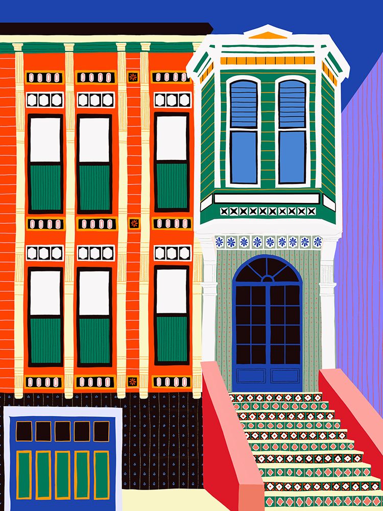 Victorian House 1 art print by Ceyda Alasar for $57.95 CAD