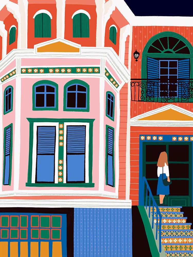 Victorian House 2 art print by Ceyda Alasar for $57.95 CAD