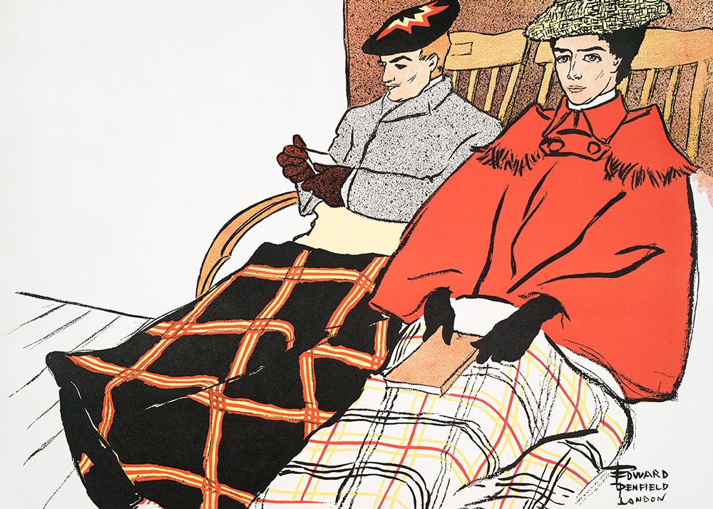 Man and Woman Sitting Together (1897) art print by Edward Penfield for $57.95 CAD