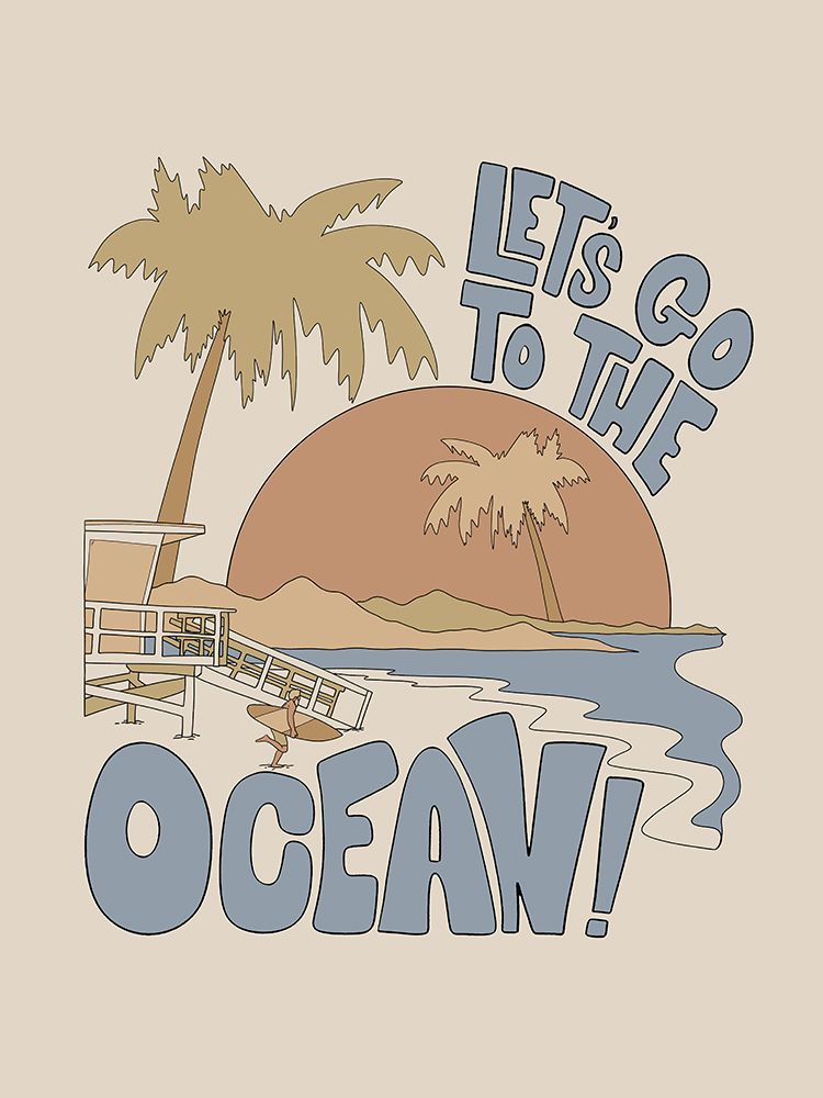 Lets Go Th the Ocean art print by Stephen Wade for $57.95 CAD