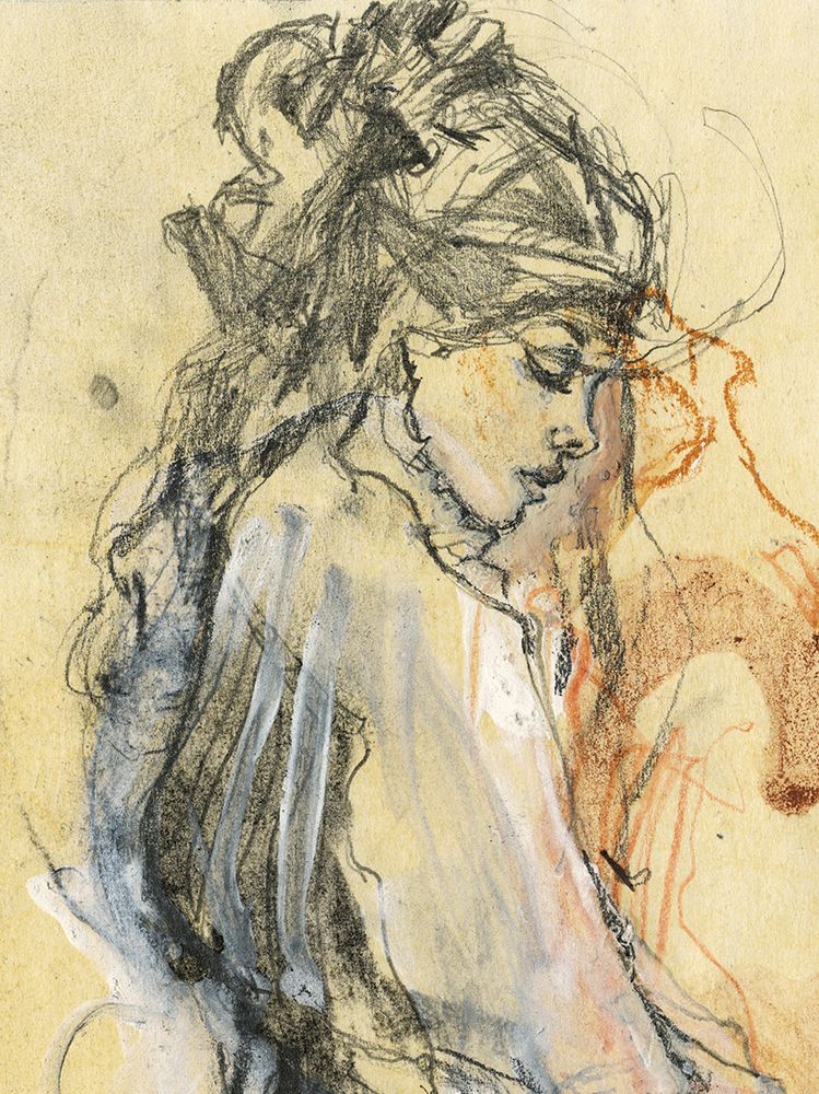 Hommage An John William Waterhouse I art print by Ute Rathmann for $57.95 CAD