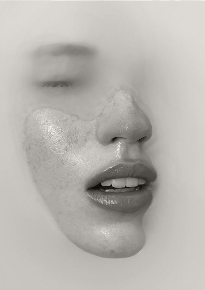Milk face art print by Marianne Bassil for $57.95 CAD