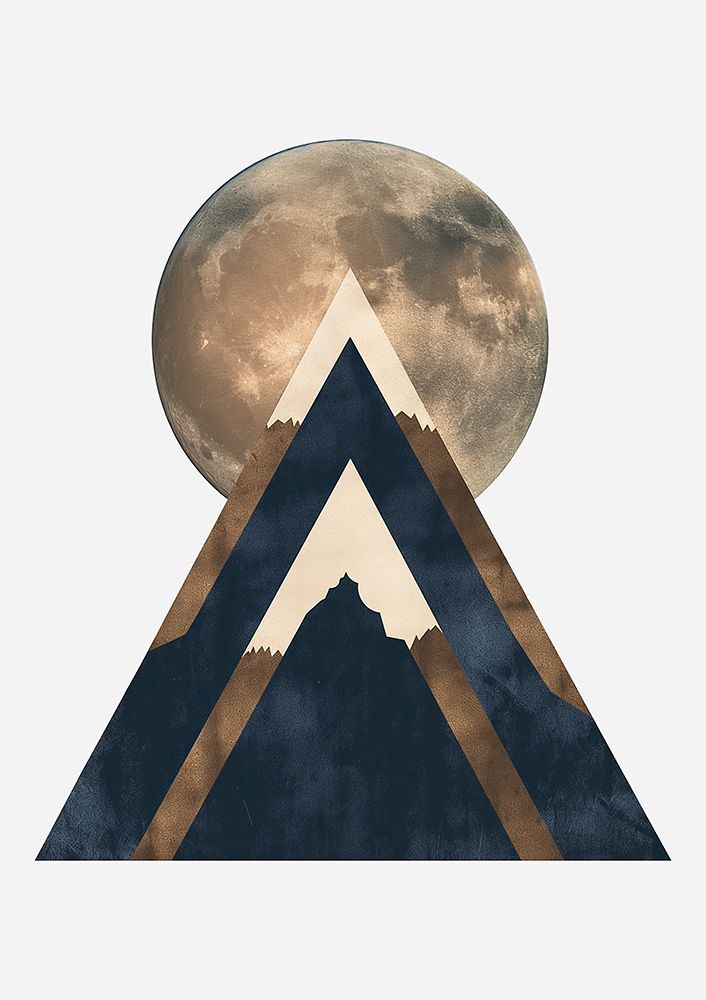 Bronze Moon art print by Mowzu for $57.95 CAD