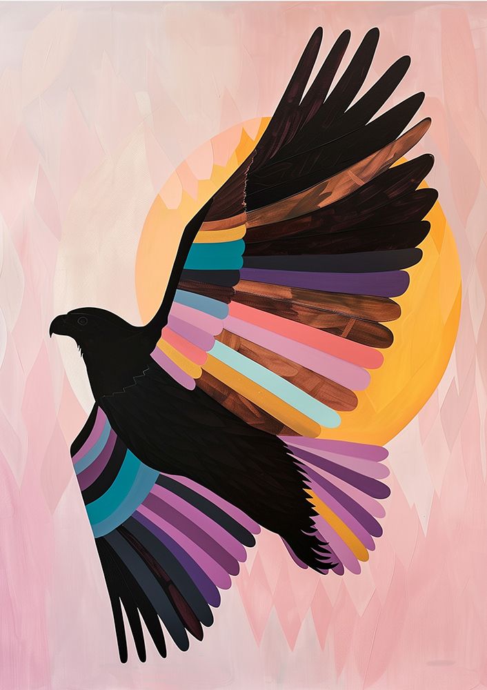 Waking Bird art print by Mowzu for $57.95 CAD