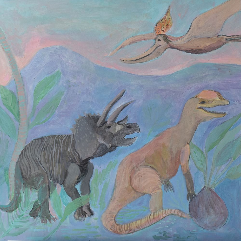 Dinosaurious art print by Iria Fernandez for $57.95 CAD