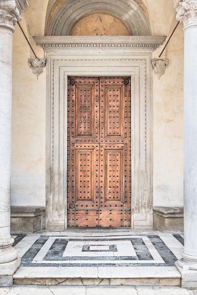 Ancient brown door art print by Photolovers for $57.95 CAD