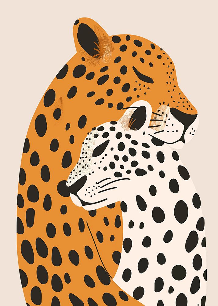 Leopard Mom art print by Andreas Magnusson for $57.95 CAD