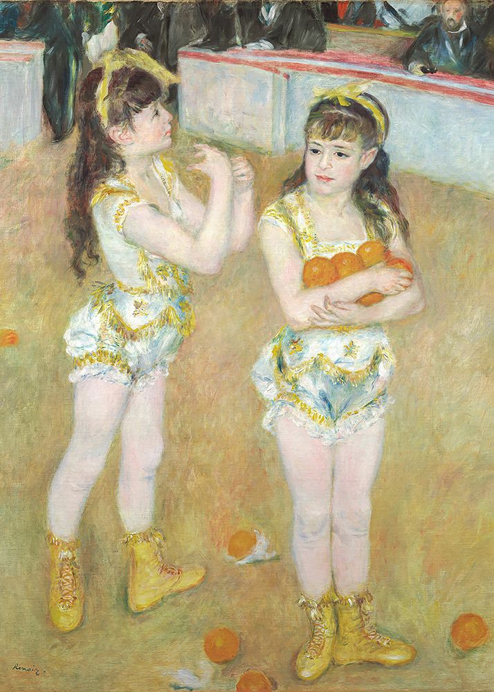 Acrobats At the Cirque Fernando art print by Pierre Auguste Renoir for $57.95 CAD