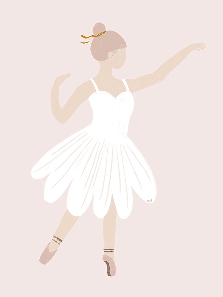 The Ballerina 18x24 art print by Menina Lisboa for $57.95 CAD