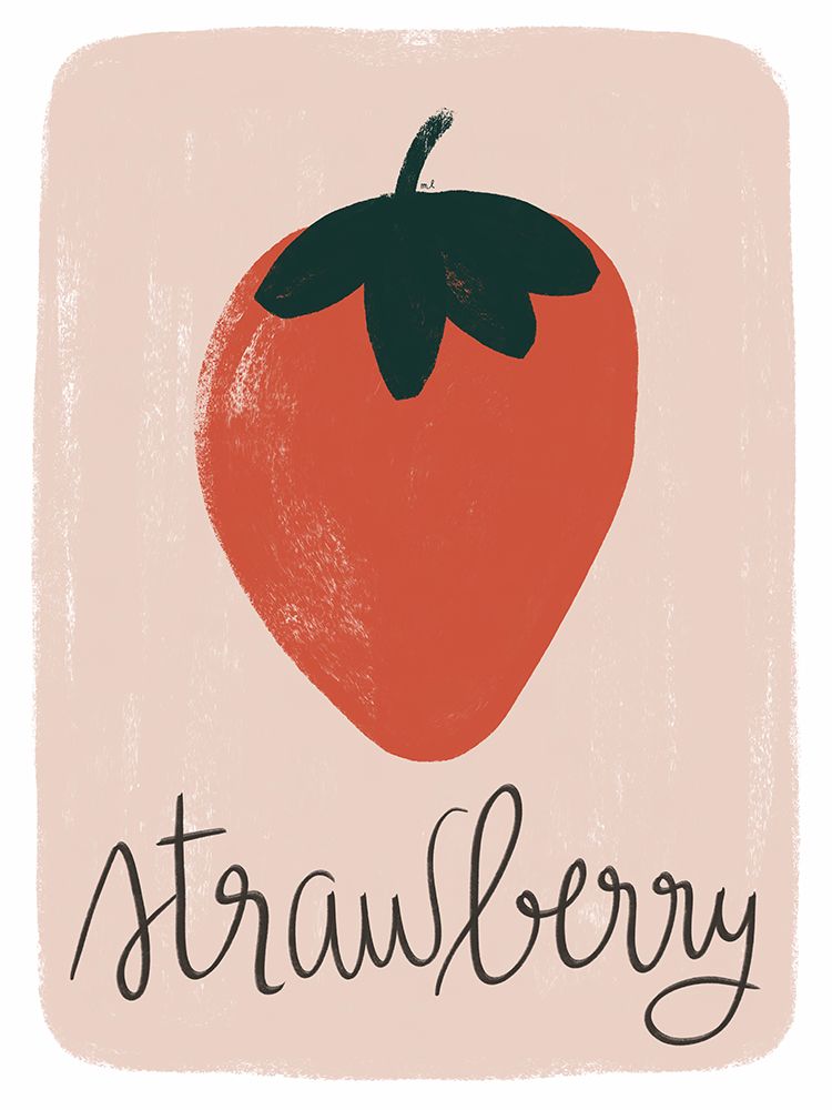 Strawberry 18x24 art print by Menina Lisboa for $57.95 CAD