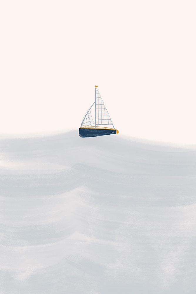 Sailing Boat 24x36 art print by Menina Lisboa for $57.95 CAD