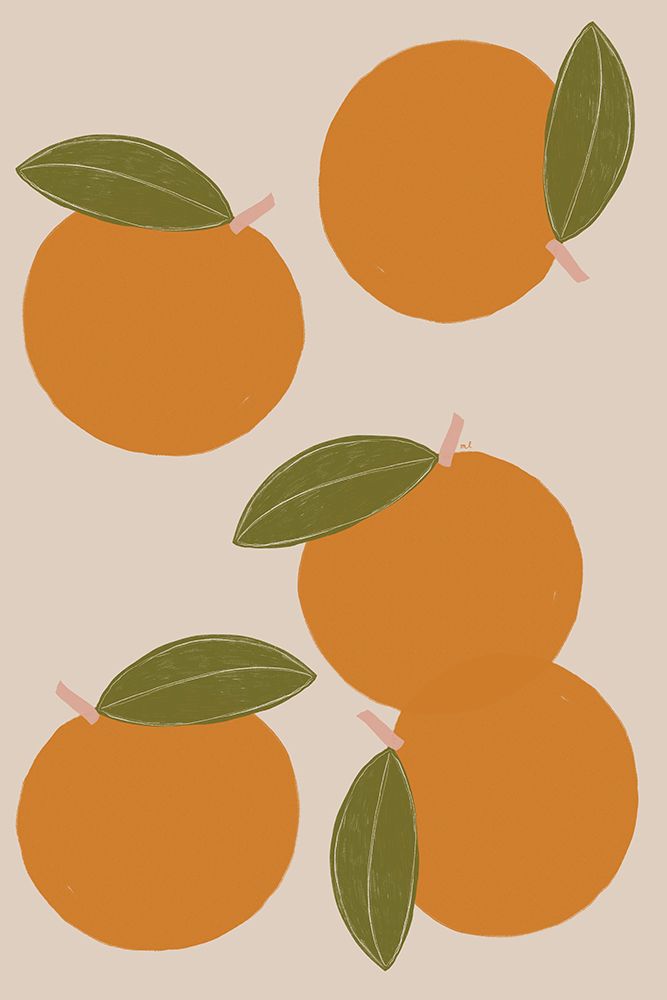 Oranges 24x36 art print by Menina Lisboa for $57.95 CAD