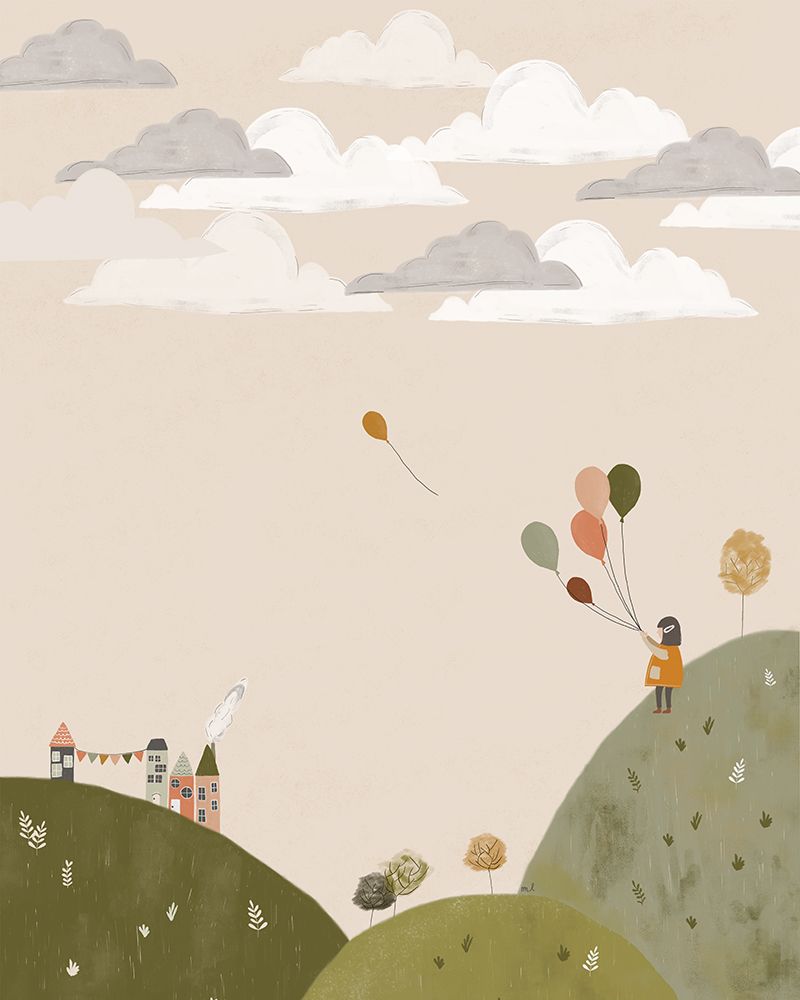Mountains Walk 16x20 art print by Menina Lisboa for $57.95 CAD