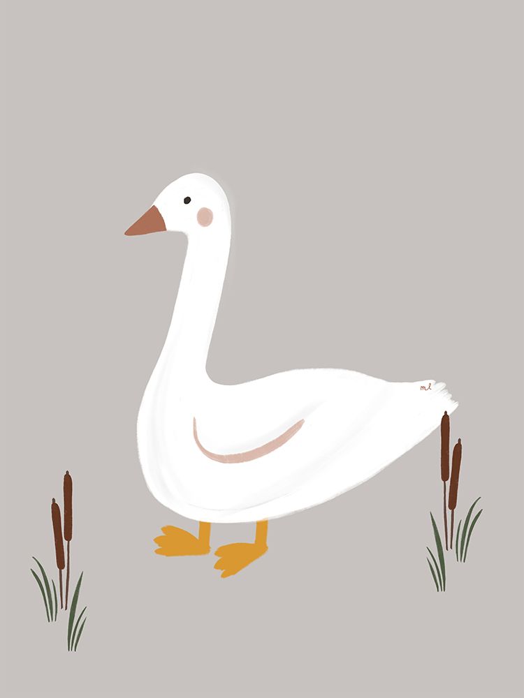 Little Goose 18x24 art print by Menina Lisboa for $57.95 CAD