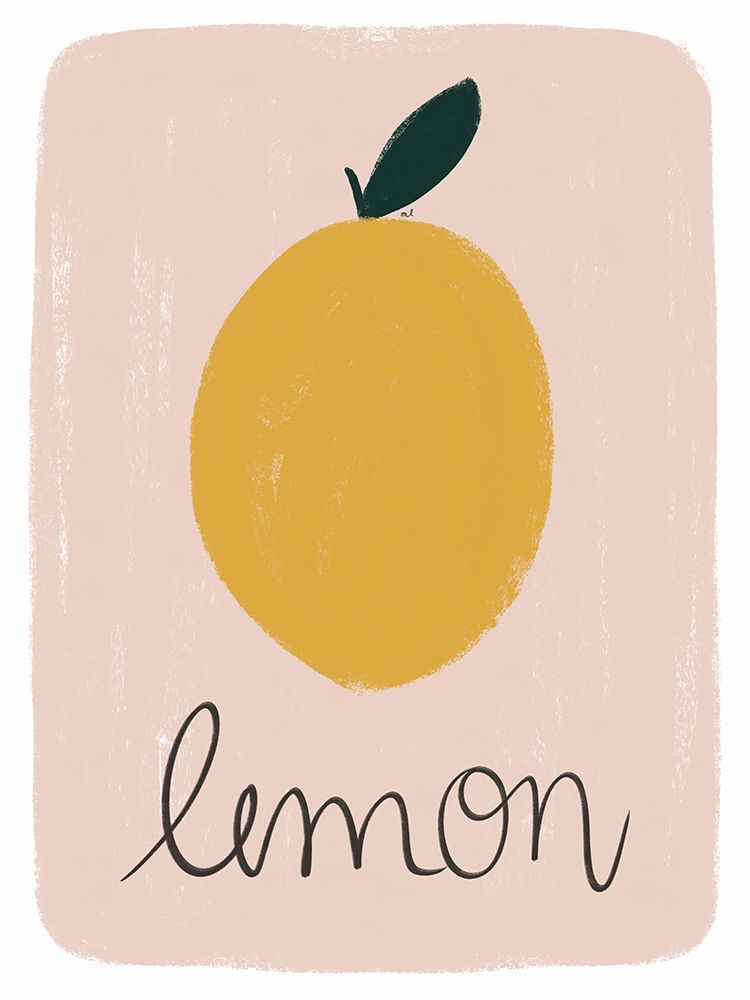 Lemon 18x24 art print by Menina Lisboa for $57.95 CAD
