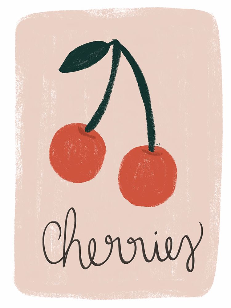 Cherries 18x24 art print by Menina Lisboa for $57.95 CAD