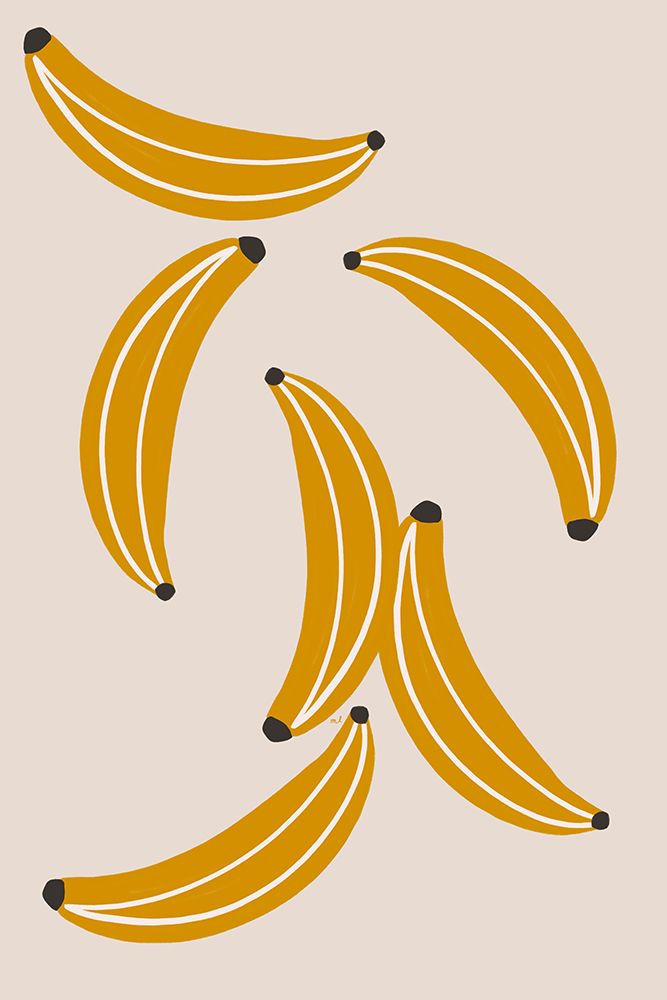 Bananas 24x36 art print by Menina Lisboa for $57.95 CAD